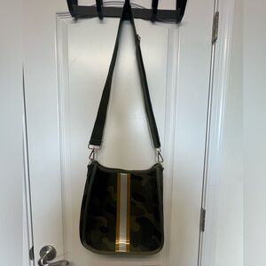 Green Camouflage Cross-body Bag